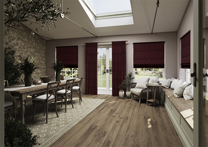 Tiverton, Carmine - Made to Measure Curtains - Image 7